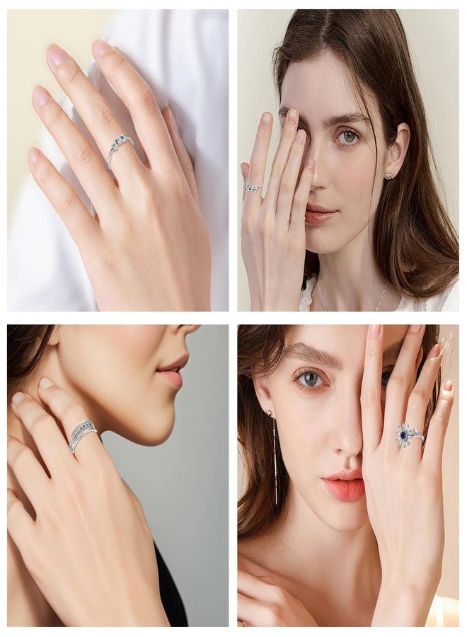 Yuanchu Anti Anxiety Fidget Ring for Women, 6 Pcs Open Adjustable Fidget Rings Anti Anxiety Ring Flower Bee Bead Rings Cute Relief Items Gift - Image 3